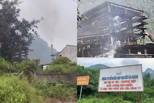Công an Tuyên Quang phạt doanh nghiệp hợp kim sắt 200 triệu đồng vì thải bụi vượt quy chuẩn