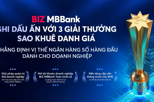MB ghi dấu ấn với 5 giải thưởng Sao Khuê 2026