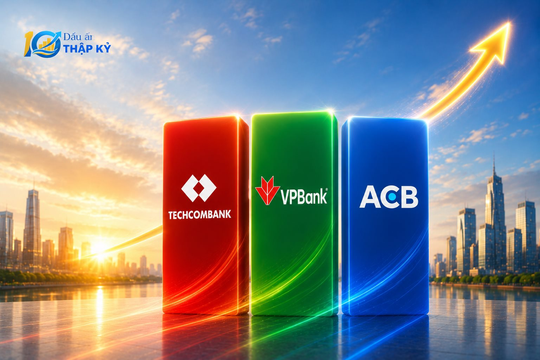 10 năm trỗi dậy của Techcombank, VPBank và ACB: Từ 'chiếu dưới' đến đối trọng của Big4
