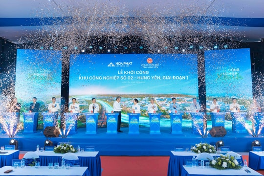 Hòa Phát khởi công khu công nghiệp thứ ba tại Hưng Yên theo mô hình công nghiệp hỗ trợ