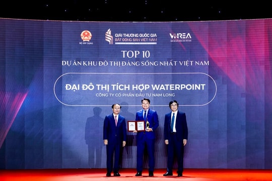 Waterpoint được vinh danh Top 10 khu đô thị đáng sống nhất Việt Nam