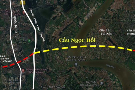 Siêu cầu "cổng mặt trời" vượt sông Hồng gần 12.000 tỷ nối Hà Nội với Hưng Yên có diễn biến đáng chú ý