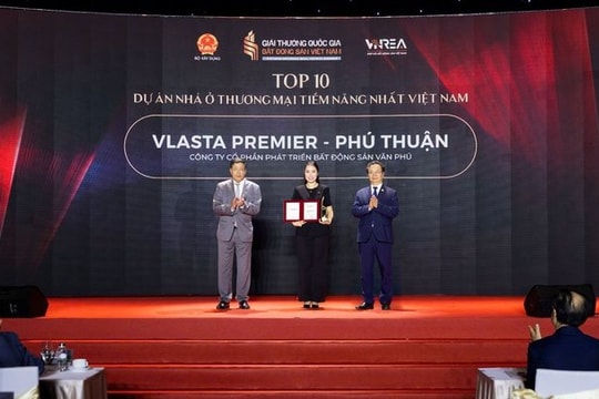 Vlasta Premier - Phú Thuận của Văn Phú lọt Top 10 dự án nhà ở tiềm năng nhất