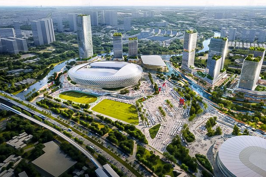 Tin vui: Siêu dự án 145.000 tỷ với sân vận động 70.000 chỗ của Sun Group tại thành phố giàu nhất Việt Nam sẽ được bàn giao mặt bằng vào tháng 10 tới