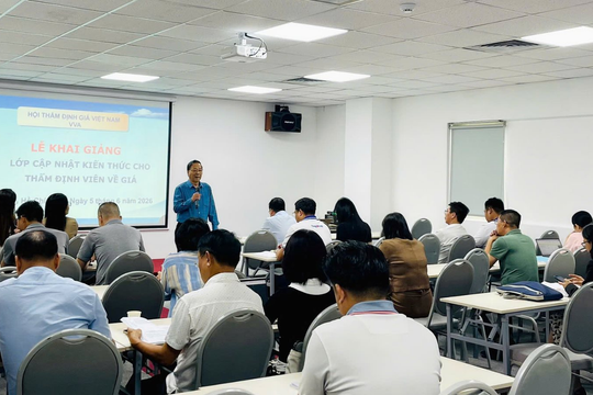 Hội Thẩm định giá Việt Nam khai giảng lớp cập nhật kiến thức về thẩm định giá tại TP.HCM