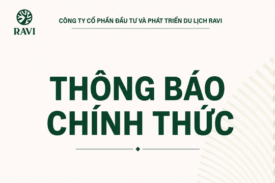 Sau loạt phản ánh về “bẫy hợp đồng kỳ nghỉ”, RAVI phát thông báo chính thức