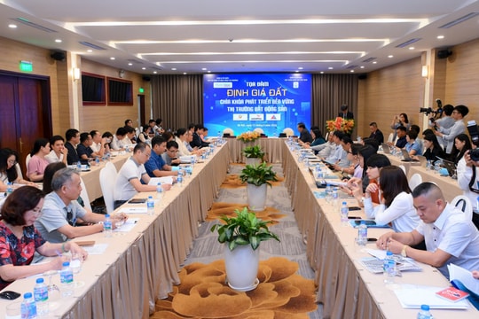 Hôm nay, tọa đàm “Định giá đất – Chìa khóa phát triển bền vững thị trường bất động sản” diễn ra tại Hà Nội