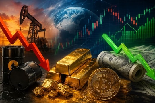 Thị trường ngày 12/6: Dầu lao dốc vì tín hiệu hạ nhiệt Trung Đông, vàng phục hồi, đồng USD suy yếu, bitcoin hồi phục nhẹ
