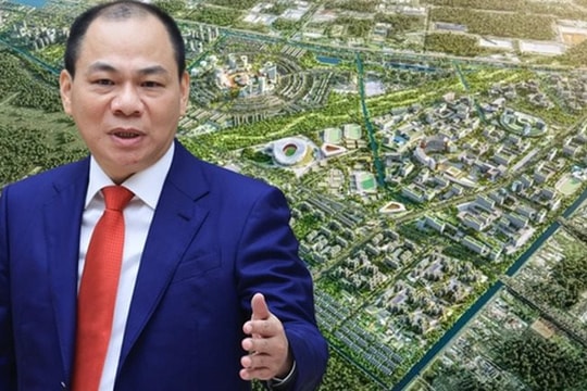 Tỷ phú Phạm Nhật Vượng vừa trực tiếp thị sát siêu đô thị 59.000 tỷ đồng: Dự án này quan trọng thế nào?