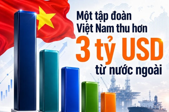 Một tập đoàn Việt Nam thu hơn 3 tỷ USD từ nước ngoài, lớn hơn FPT, Vinamilk và VinFast cộng lại