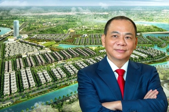 Trước khi tuyên bố dừng mở rộng quỹ đất tại Việt Nam, Vinhomes của tỷ phú Phạm Nhật Vượng đã công bố rót gần 20 tỷ USD vào một đại đô thị, đưa dự án thành “siêu công trình” lớn nhất lịch sử