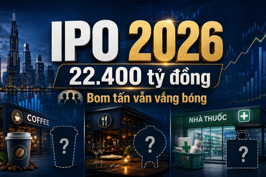 Thị trường IPO Việt Nam 2026 dự kiến đạt 22.400 tỷ đồng: Vì sao Golden Gate, Highlands Coffee, Long Châu vẫn vắng bóng?