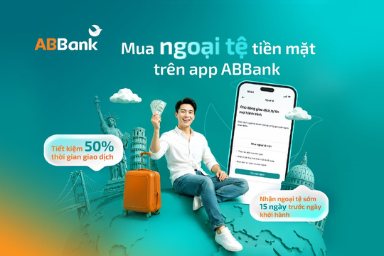 Mua USD đi du lịch: chỉ cần vào App ABBank