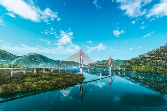 Cây cầu dây văng có nhịp chính dài nhất Việt Nam, cọc khoan nhồi sâu bằng tòa nhà 30 tầng: 4 ông lớn đứng sau?