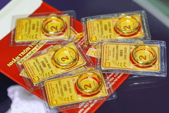 Giá vàng nhẫn trơn, vàng miếng sáng 19/6