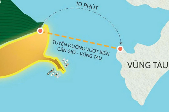 Thông tin mới nhất về siêu dự án hơn 93.000 tỷ đồng: Từ Cần Giờ sang Vũng Tàu chỉ còn 10 phút