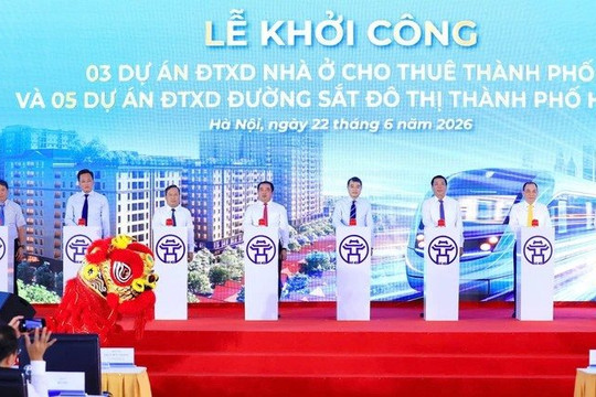 Cổ phiếu Vingroup, Vinhomes tăng kịch trần ngày khởi công 5 dự án metro hơn 1,3 triệu tỷ đồng