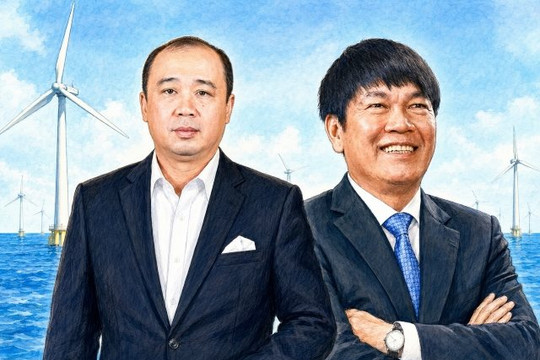 Đại gia Khoa “khàn” tiếp tục bắt tay tỷ phú Trần Đình Long, lập công ty điện gió 2.000 tỷ đồng
