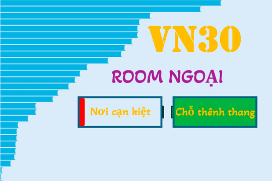 Room ngoại trong VN30: Nơi cạn kiệt, chỗ thênh thang