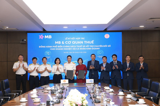 MB chính thức ký thoả thuận hợp tác với 33 Thuế địa phương trên cả nước