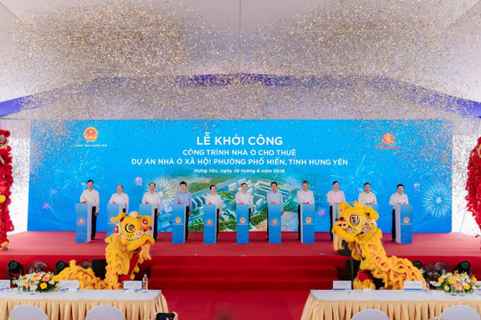 Vingroup (VIC) khởi công dự án nhà ở cho thuê tại Hưng Yên, mở rộng quỹ nhà ở xã hội cho người thu nhập thấp