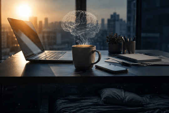 Nghiện caffeine, mất ngủ, và cái bẫy “phải luôn năng suất” đang bào mòn Gen Z