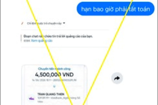 Công an cảnh báo tới tất cả người dân vừa có giao dịch chuyển khoản với nội dung sau