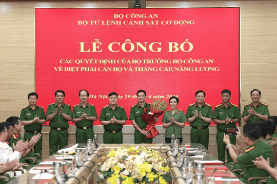 Phó Tư lệnh Cảnh sát cơ động biệt phái công tác tại Bộ Tài chính