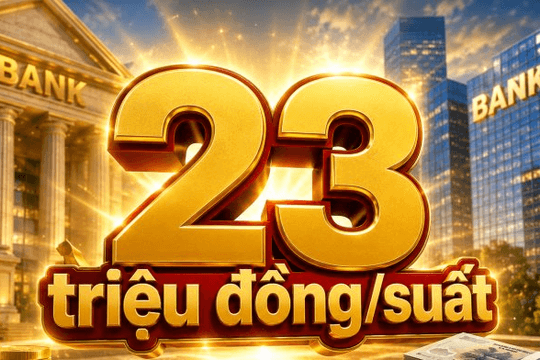 Một ngân hàng sắp rót tiền cho hơn 200 nghìn người, trung bình 23 triệu đồng mỗi "suất"