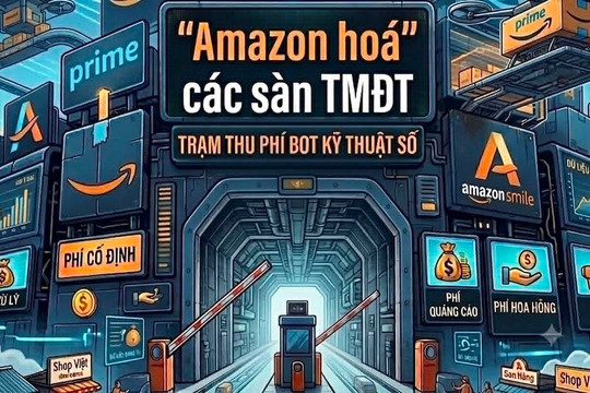 Lật ngửa chiêu 'Amazon hóa' tại các sàn TMĐT: Thu phí như trạm BOT, người bán bắt buộc trả tiền nếu muốn tồn tại
