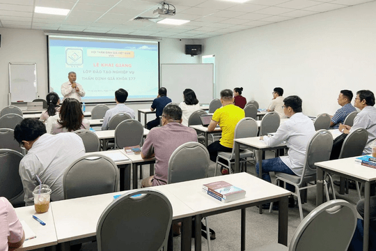 Hội Thẩm định giá Việt Nam khai giảng khóa đào tạo nghiệp vụ thẩm định giá K177 tại TP.HCM