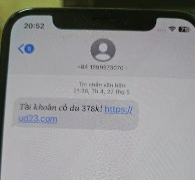 Công an cảnh báo khẩn đến toàn bộ người dân nhận được tin nhắn: "Tài khoản có dư 378 nghìn đồng"