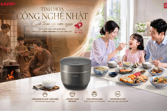 Sharp Maidaki – Tinh hoa nấu cơm chuẩn Nhật cho gia đình Việt