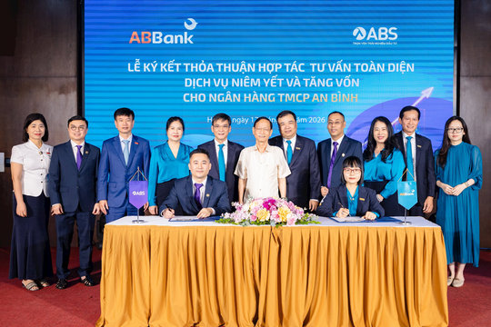 ABBank và ABS ký kết thỏa thuận hợp tác tư vấn toàn diện dịch vụ niêm yết và tăng vốn điều lệ