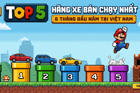 Đi tìm 5 hãng xe bán chạy nhất Việt Nam trong nửa đầu 2026: Ngôi vương suốt 21 tháng không đổi chủ