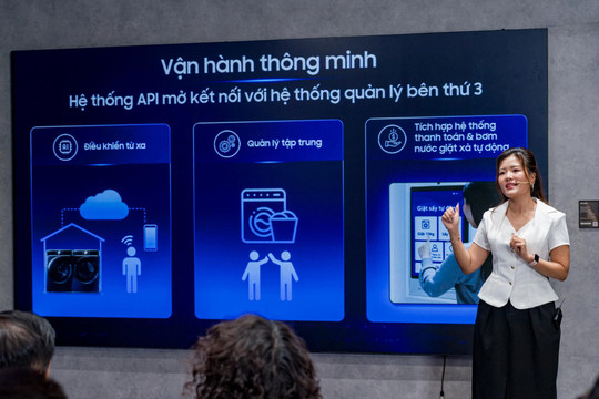 Samsung gia nhập thị trường giặt sấy thương mại: Cuộc chơi không còn nằm ở công suất