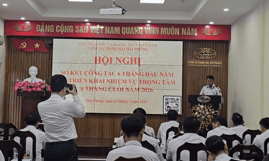 Sơ kết 6 tháng đầu năm, Cảng vụ Hàng hải Hải Phòng đạt được nhiều kết quả ấn tượng