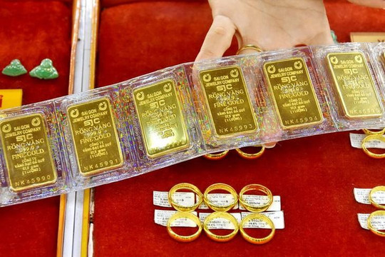Giá vàng nhẫn trơn, vàng miếng sáng 24/7 tại SJC, PNJ, DOJI, Bảo Tín Minh Châu và Bảo Tín Mạnh Hải
