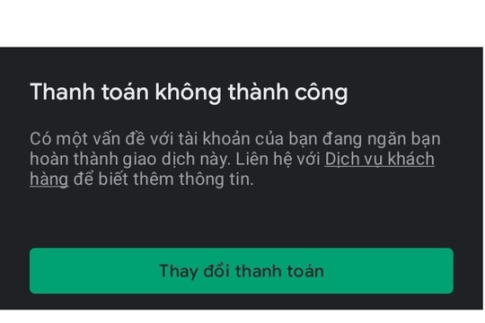 Một ngân hàng chuẩn bị thu phí 5.500 đồng mỗi giao dịch thanh toán không thành công sau đây