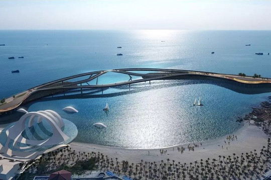 Việt Nam có công trình dài 800m được giải thưởng du lịch hàng đầu thế giới vinh danh, nằm trong quần thể du lịch do Sun Group đầu tư hơn 7.000 tỷ đồng