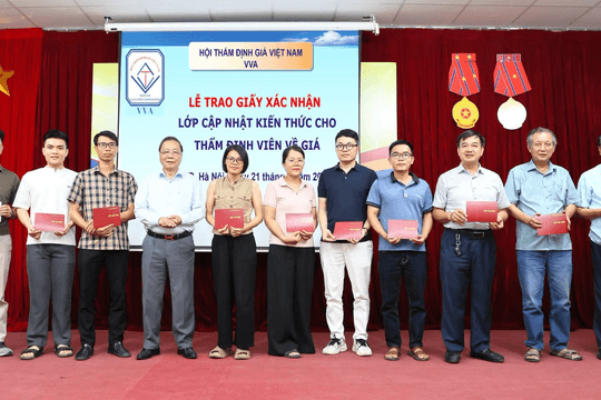 Hội Thẩm định giá Việt Nam mở lớp cập nhật kiến thức về thẩm định giá cuối cùng năm 2026 tại TP HCM
