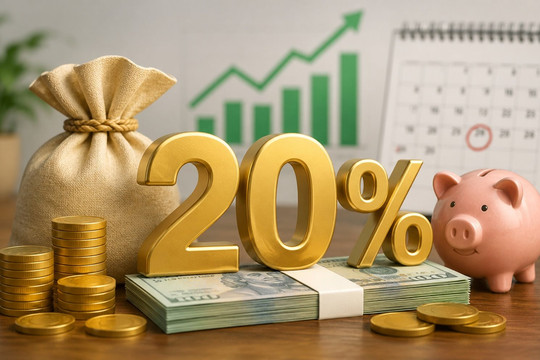 Một công ty chốt ngày trả cổ tức tiền mặt 20% ngay tuần này