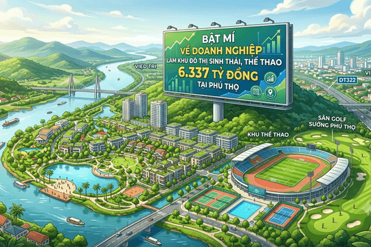 Bật mí về doanh nghiệp làm khu đô thị sinh thái, thể thao 6.379 tỷ đồng tại Phú Thọ
