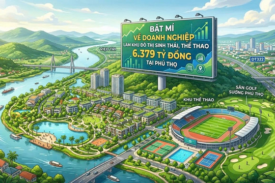 Bật mí về doanh nghiệp làm khu đô thị sinh thái, thể thao 6.379 tỷ đồng tại Phú Thọ