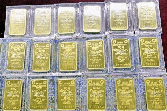Giá vàng miếng, vàng nhẫn sáng 1/8 tại SJC, PNJ, DOJI, Bảo Tín Minh Châu và Bảo Tín Mạnh Hải