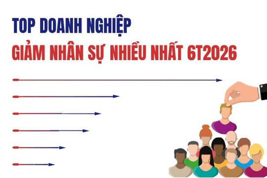 Hơn 6.400 nhân sự rời khỏi báo cáo của 8 ngân hàng, 14 DN đứng đầu đã giảm 21.730 lao động