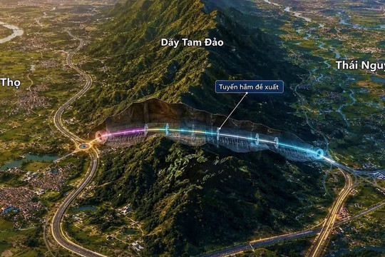 Tập đoàn Đèo Cả đề xuất làm đường hầm xuyên núi mở ra tuyến kết nối ngắn nhất giữa vùng đất “đệ nhất danh trà” với tỉnh Phú Thọ và Thủ đô Hà Nội