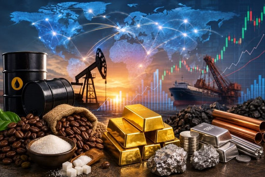 Thị trường ngày 6/8: Dầu hạ nhiệt, vàng lên đỉnh 7 tuần, ca cao và cà phê đồng loạt tăng