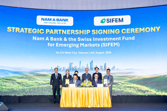 Nam A Bank đón dòng vốn xanh từ Thụy Sĩ, nâng tổng quy mô huy động vốn quốc tế gần 350 triệu USD