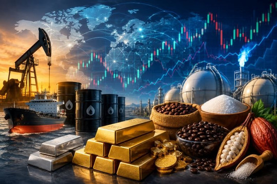 Thị trường ngày 9/8: Dầu biến động liên tục trong tuần, vàng tăng mạnh, đường lên đỉnh 4 tháng